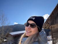 Barbora Krajčírová na lyžovačke v Rakúsku