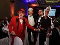 3. univerzitný ples v Trnave. Na snímke Štefan Skrúcaný, Jozef Oklamčák