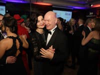 3. univerzitný ples v Trnave. Na snímke Juraj Štofko s manželkou