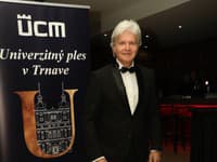 3. univerzitný ples v Trnave. Na snímke Štefan Skrúcaný