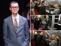 Na premiéru prišli Juraja Loja podporiť aj rodičia. 