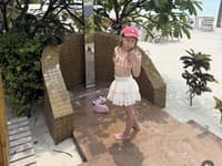 Monika Bagárová si užíva slnečné lúče na Maledivách.