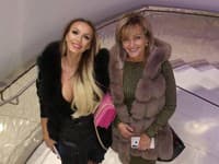 Monika Jakliová s mamou