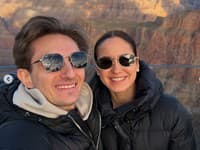 Filip Jančík s manželkou Luciou v Amerike