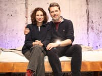 Marek Majeský a Kristína Turjanová v divadelnom predstavení Pravda