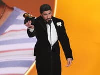 Odovzdávanie cien Grammy. Na snímke Bad Bunny