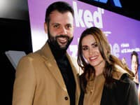 Premiéra filmu Keď sa zhasne. Na snímke Patrícia Vittek s priateľom