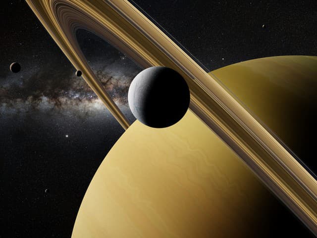 NASA zverejnila doteraz nevidené FOTO: Vidíte, čo obieha okolo Saturnu? Veď to je...!
