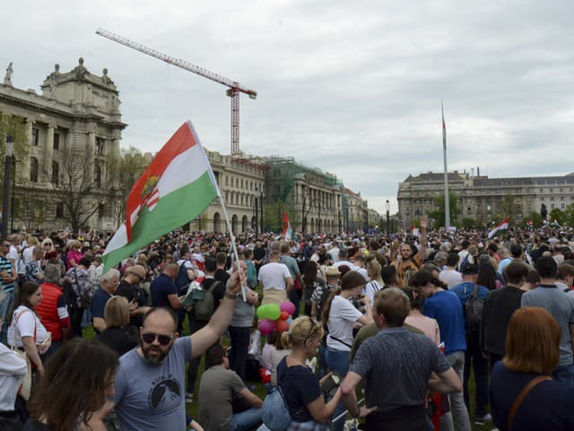 Na demonštráciu Orbánovho kritika