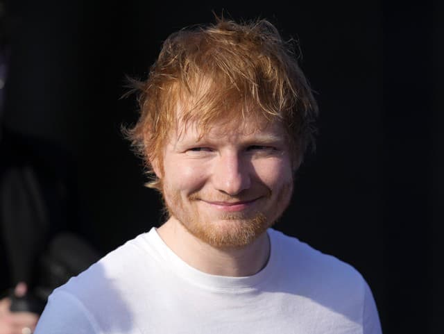 Britský spevák Ed Sheeran.