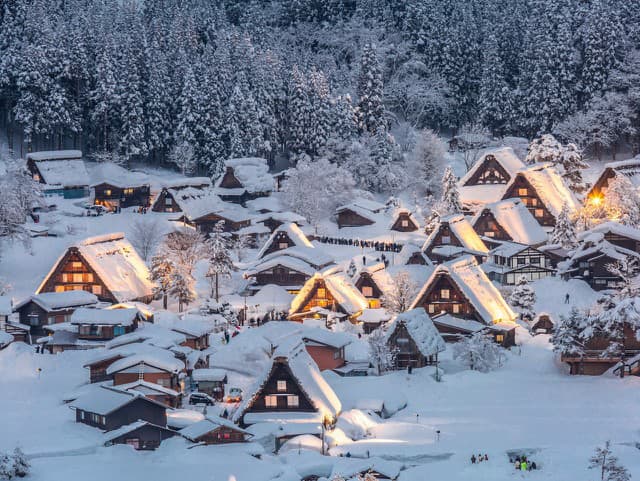 Ázijská dedinka pripomína Alpy: