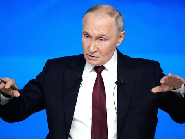 Vladimir Putin na každoročnej