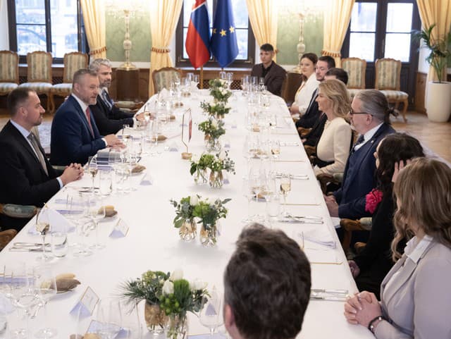 Na snímke prezident SR