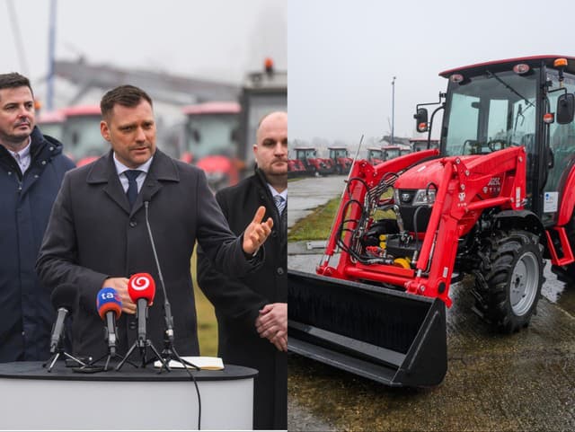 Nové traktory ako súčasť