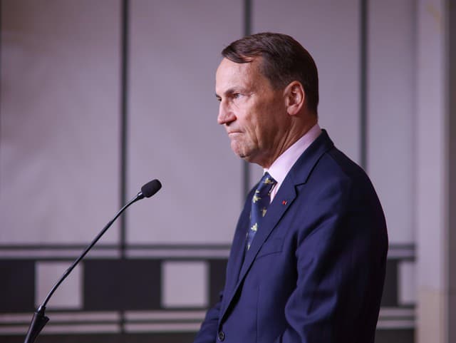 Na snímke poľský minister