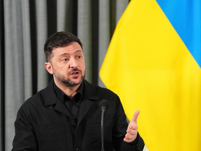 Ukrajinský prezident Volodymyr Zelenskyj.