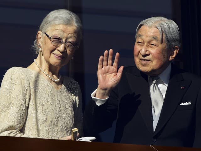 Japonský Emeritný cisár Akihito,