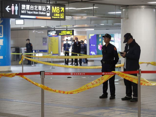 Taiwanská polícia uzavrela miesto