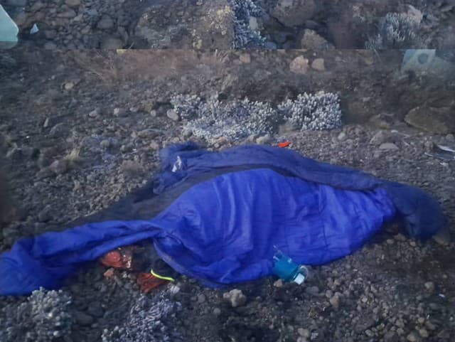 Blízko Kilimandžára sa zrútil