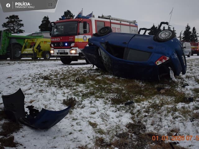 Dopravná nehoda opitého mladíka