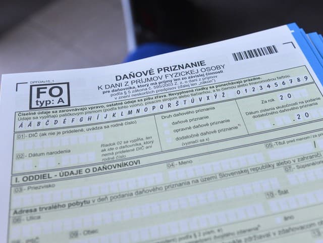 Podávate daňové priznanie? Finančná