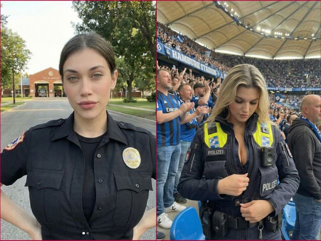 Sexi policajtky v skutočnosti