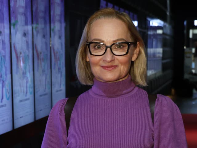 Herečka Oľga Belešová
