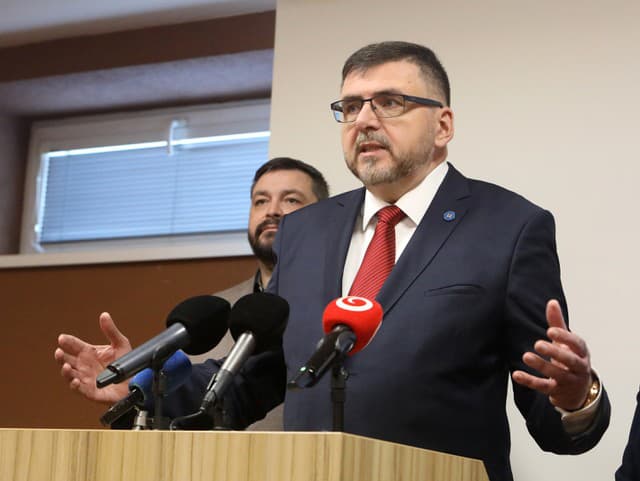 Predseda ZMOS Jozef Božik.