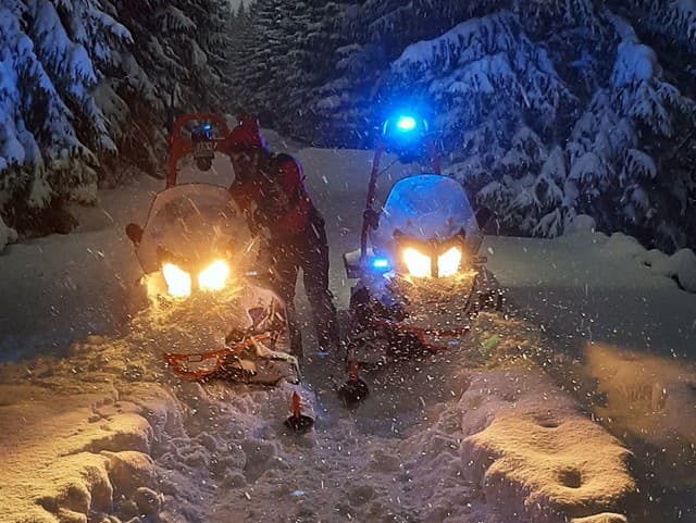 Rušná noc horských záchranárov: