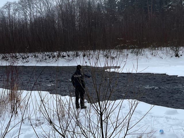 Policajti v Liptovskom Hrádku