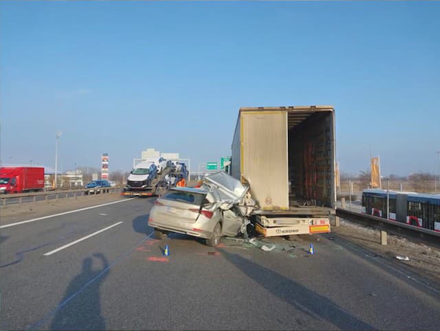 Brutálna nehoda na diaľnici