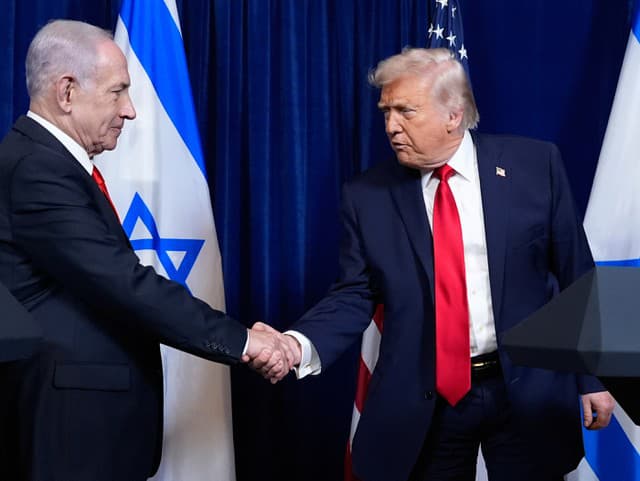 Benjamin Netanjahu a Donald