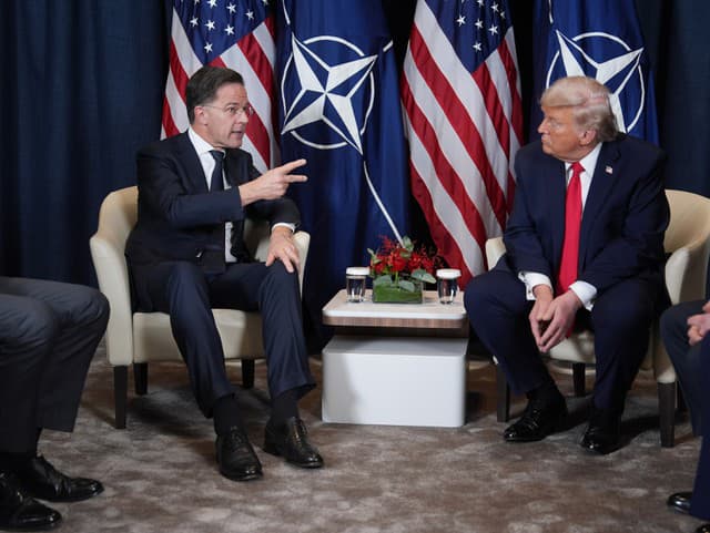 Mark Rutte a Donald