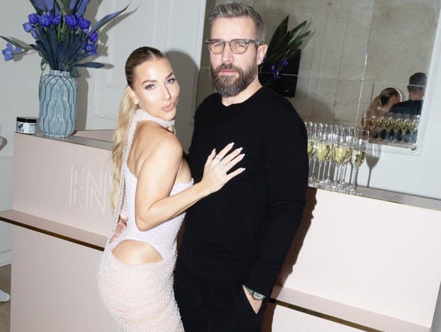 Dominika Cibulková s manželom