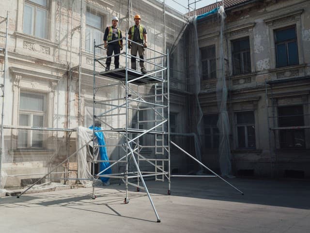 Lešenie, na ktoré sa