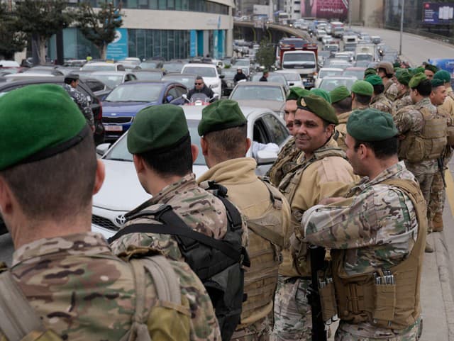 Vojaci libanonskej armády.