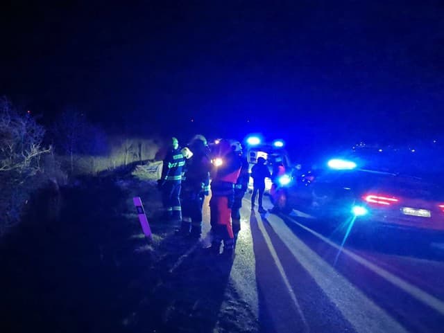 Dopravná nehoda medzi mestskou