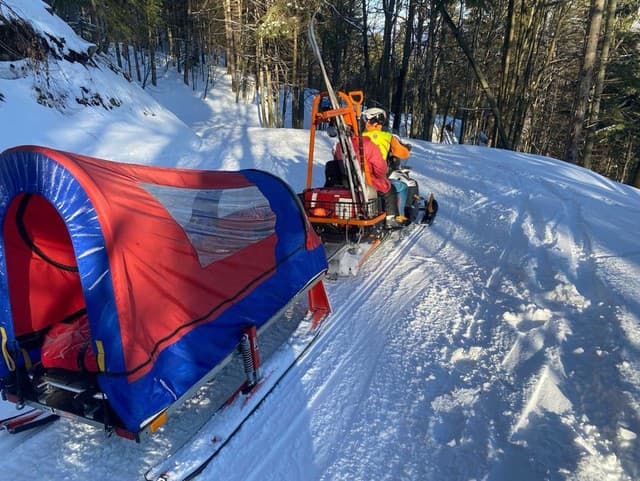 Úraz bežkárky v Kremnických