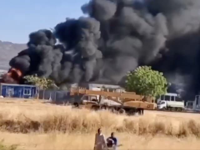 Vzdušný úder na sídlo