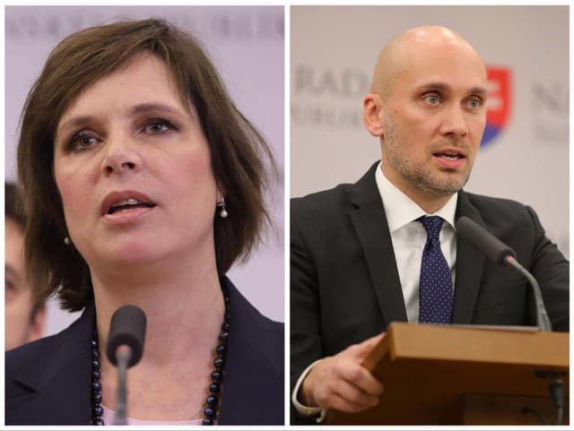 Veronika Remišová a Karol