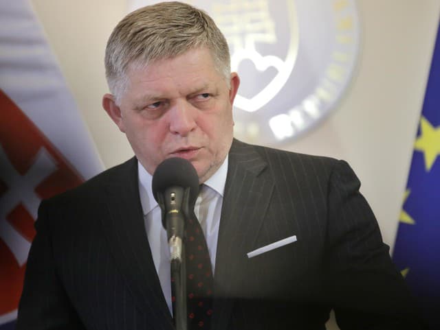 Premiér SR Robert Fico.