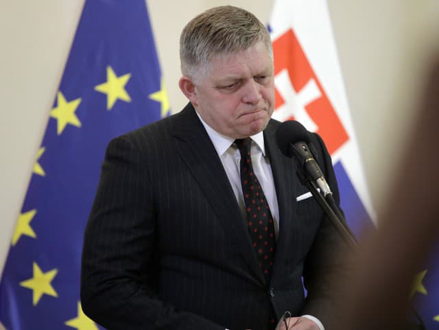 Premiér SR Robert Fico.