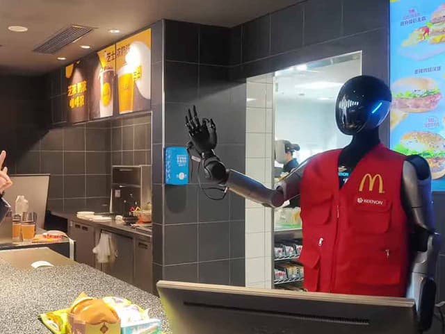 V McDonald’s obsluhoval zákazníkov