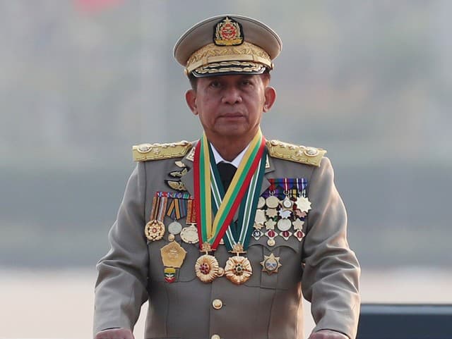 Šéf mjanmarskej junty Min