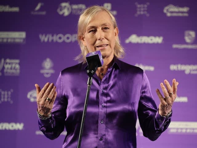 Martina Navrátilová s manželkou