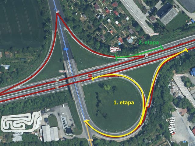 Dopravné obmedzenie na križovatke