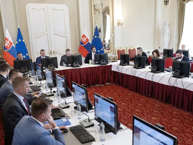 Rokovanie vlády SR.