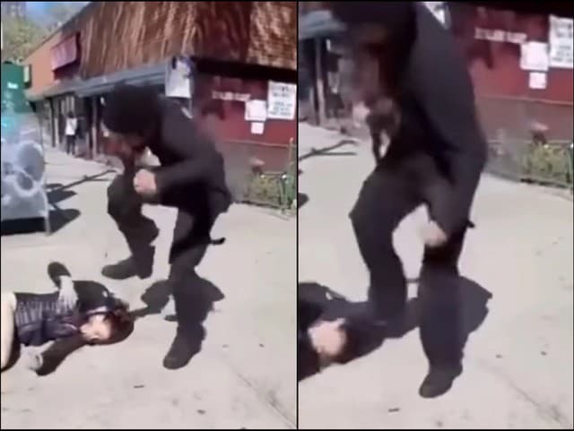 Brutálny útok zachytila kamera.