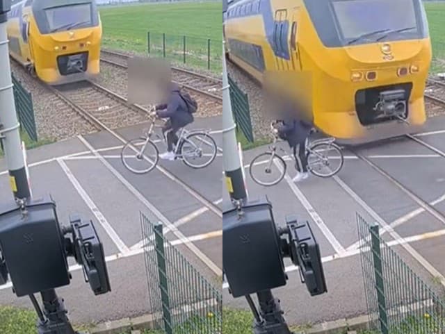 Mladí cyklista v Holandsku