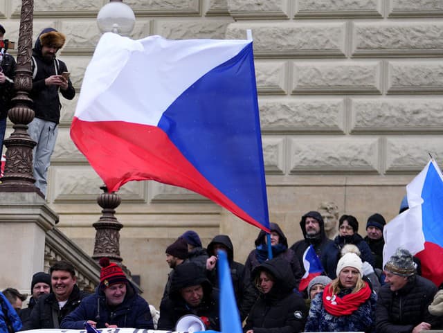 Protivládne protesty v Prahe